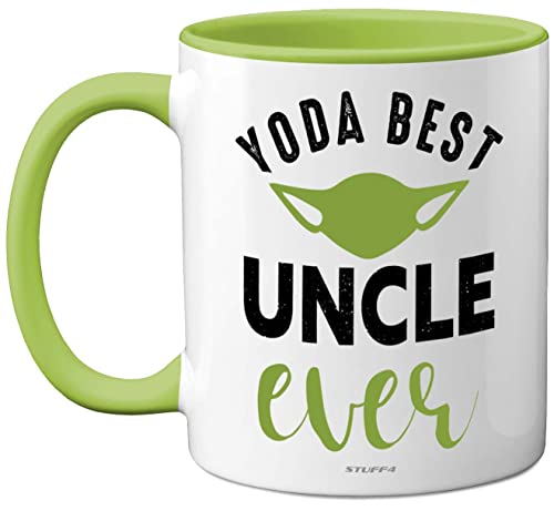 Yoda Best Mug – Vatertags-Tasse, Geschenke, Onkel-Geburtstag, Weihnachtsgeschenke, 325 ml, Keramik, spülmaschinenfest, Kaffeetassen, lustige Tassen, hergestellt in Großbritannien
