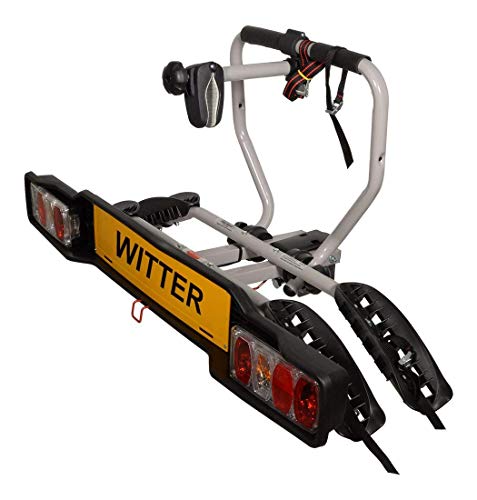 Witter Towbars ZX202EU Fahrradträger für Anhängerkupplung - Kupplungsträger für 2 Fahrräder abklappbar - Heckträger inkl. 7- bzw. 13-poligem Anschluss mit 34 kg Zuladung