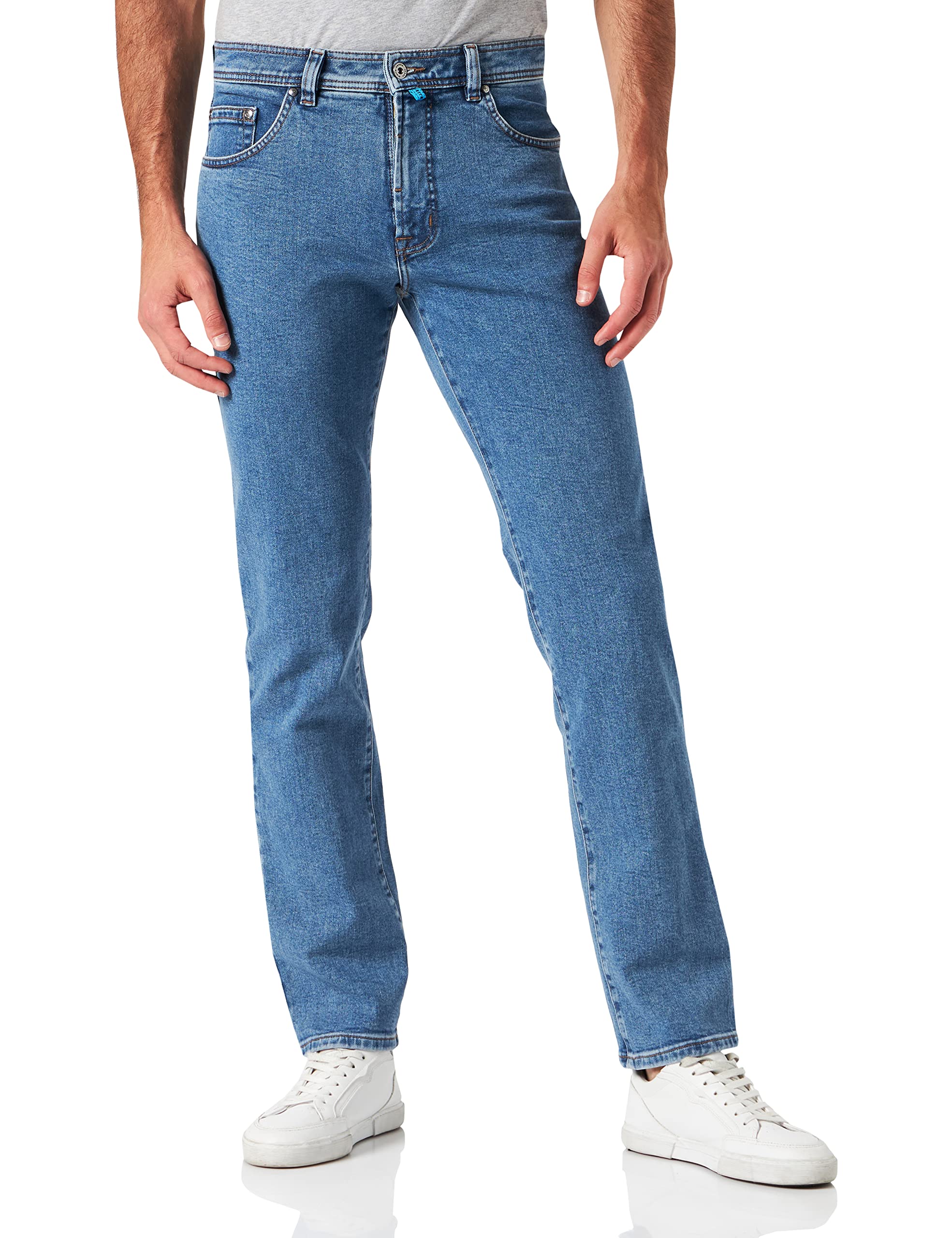 Pierre Cardin Herren DIJON Loose Fit Jeans, Blau (Natural Indigo 01), 40W / 34L