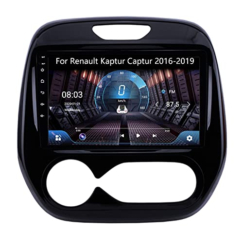 Android Auto 2 Din Radio Mit Navi 9 Zoll Touchscreen Für Renault Kaptur Captur 2016-2019 Android 10 Autoradio Bluetooth Plug-and-Play DAB + WiFi 4G Mirrorlink Carplay OBD USB (Color : 8core 2G+32G)