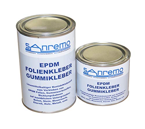 EPDM FOLIENKLEBER GUMMIKLEBER Kontaktklebstoff 900g + 450g Dose
