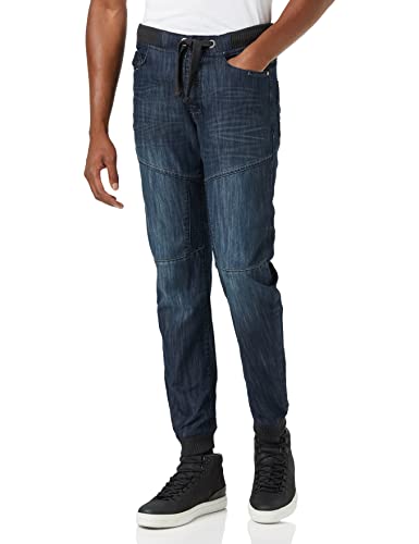 Enzo Herren Ez377 Tapered Fit Jeans, Blau (Dark Stonewash Dark Stonewash), W30/L32 (Herstellergröße: 30R)