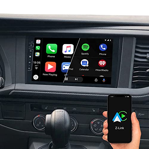 DYNAVIN Android Autoradio Navi für VW T6.1 Transporter | Multivan | Caravelle | Polo MK6 ab 2017, 9 Zoll Radio mit Wireless Carplay und Android Auto | BT | Inkl. DAB+; D8-333 Pro