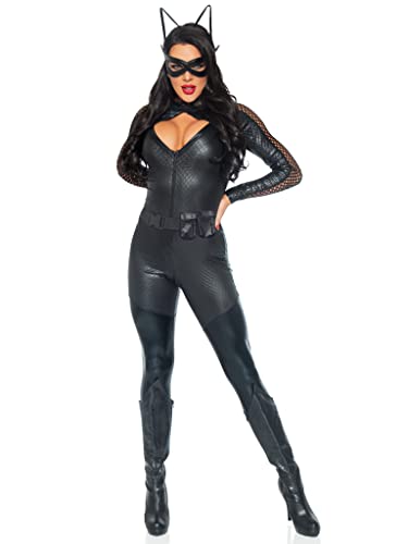 Leg Avenue 85412 - Wicked Kitty Damen kostüm, Größe Large (EUR 40), Karneval Fasching