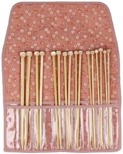 Seseknit - Seeknit Pink (23 cm) Bambus -Einzelnadel -Set - 1 Stück