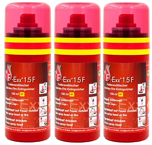 F-Exx 1.5 F - Der kleine Fett- und Festbrand-Feuerlöscher für die Küche und Zuhause (Made in Germany) (6)