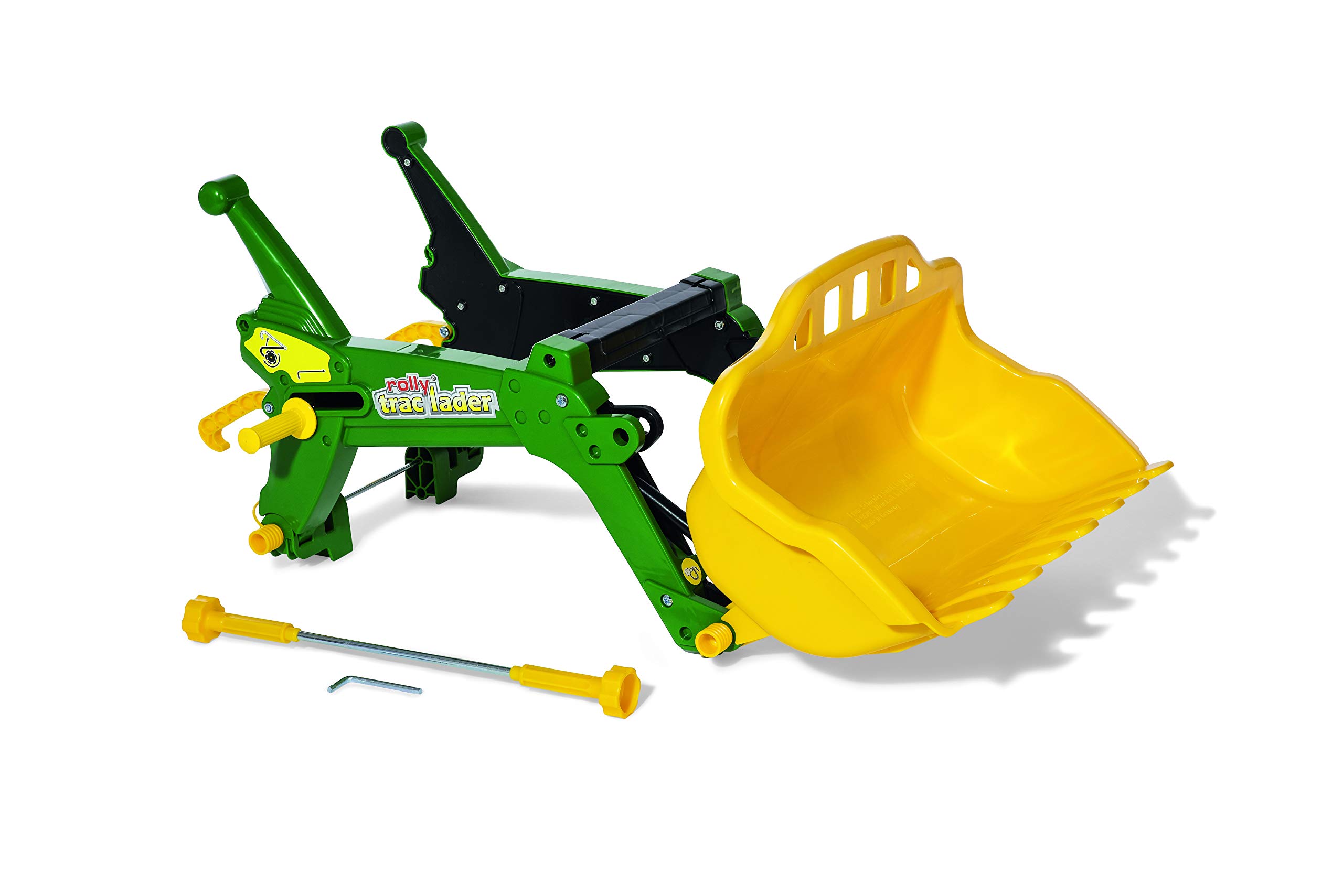 Rolly Toys rollyTrac Lader Premium (Frontlader grün, für Kinder von 3-10 Jahre, Zubehör für Kindertraktoren) 408955