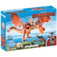Playmobil Konstruktions-Spielset "Rotzbakke und Hakenzahn (9459) Dragons"