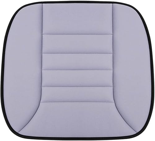 INTCHE 1 Stück Auto Sitzkissen für Renault/Arkana/Austral/Avantime/Captur Clio/Kadjar/Koleos, Bequemes und Weiches Schaumstoff-Sitzkissen für Den Auto-Vordersitz,-Light Grey