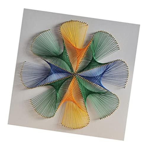 Sharplace String Art Deko Fadenkunst Bastelset, Design Fadengrafik mit Nagel & Faden für Anfänger, Kinder (ab 10 Jahre)