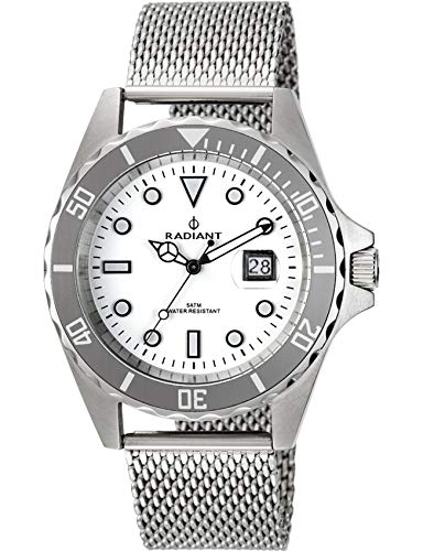 Radiant Herren Analog Quarz Uhr mit Edelstahl Armband RA410209