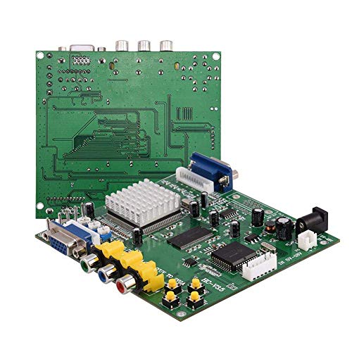 Heayzoki Tragbare Hochgeschwindigkeits-Original-GBS8200 5V Active Low 1-Kanal-Relaismodulkarte, CGA/EGA/YUV/RGB-zu-VGA-Arcade-Spiel HD-Videokonverter-Adapterkarte für CRT-LCD-PDP-Monitor