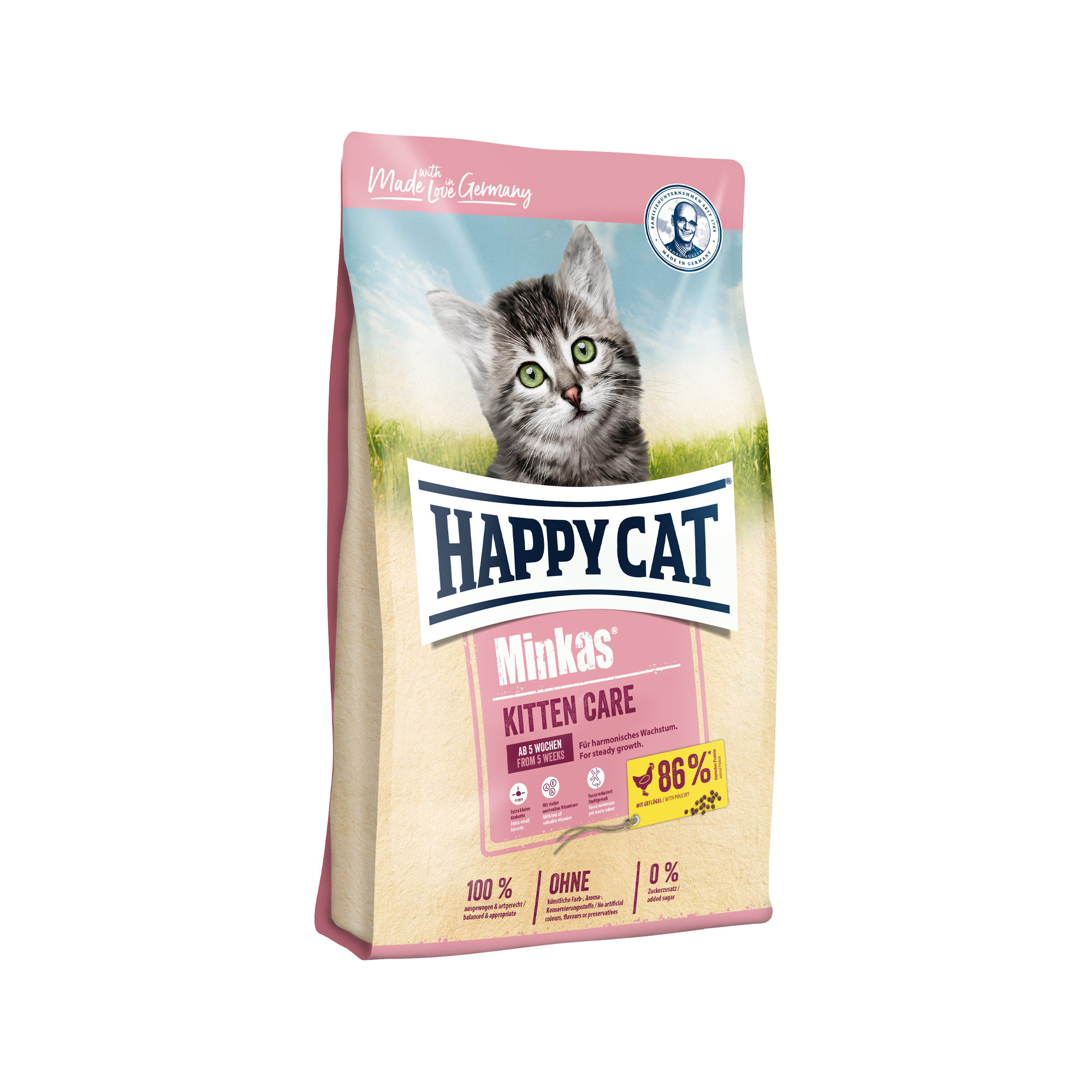 Happy Cat Minkas Kitten Care Geflügel, 10 kg