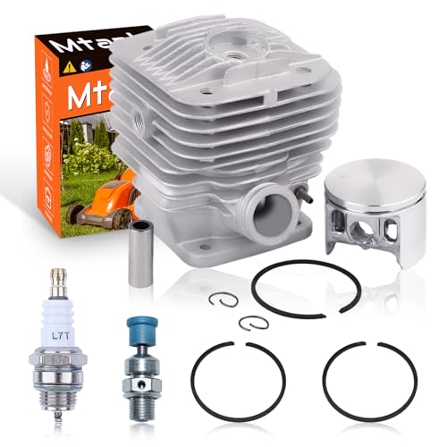 Mtanlo 50 mm Zylinderkolben-Zündkerzen-Kit für Makita DPC7310 DPC7311 DPC7300 DPC7301 Wacker BTS1030 BTS1035 Dolmar 7300 7311 Diamond SC-7312XL Betontrennsägen