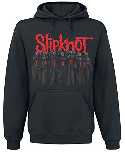 Slipknot Logo Männer Kapuzenpullover schwarz L 50% Baumwolle, 50% Polyester Band-Merch, Bands