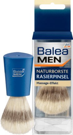 Balea MEN Rasierpinsel Naturborste, 1 Stück. Deutsches Produkt