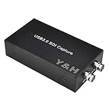 Y&H SDI-Videoaufnahmekarte USB3.0 HD-Videorecorder 1080P 60FPS Game Capture, SDI-Pass-Through-Aufzeichnung und Live-Streaming, Windows Linux Os X-System ezcap262