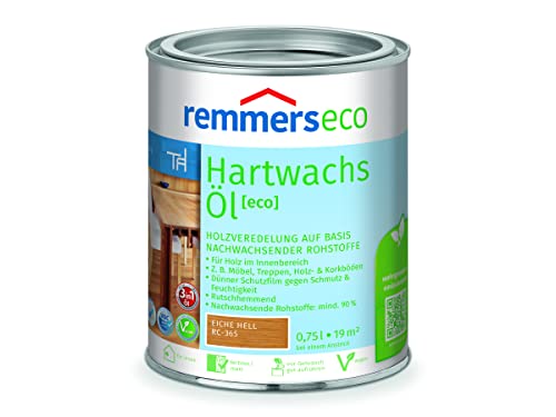 REMMERS ECO HARTWACHS-OEL - 0.75 LTR (EICHE HELL RC-365)