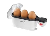 Steba Eierkocher, Kochschale antihaftbeschichtet, für max. 3 Eier, Eiertray mit Tragegriff, Messbecher mit Eierpick, 350 Watt, EK 4