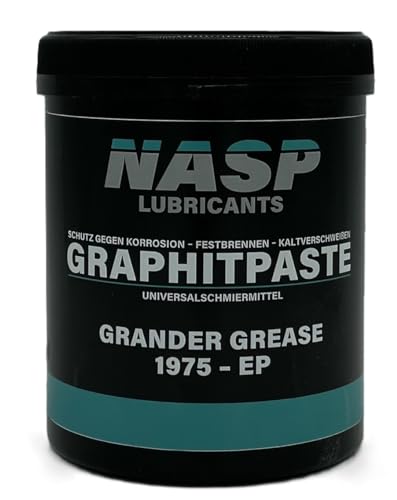 NASP® Graphitpaste Grafit Rostschutz Montagepaste Allzweckpaste Grander Grease 1975 EP - Made in Germany 1Kg Dose