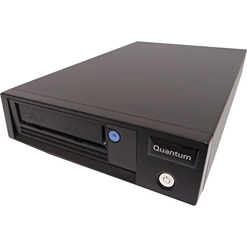 Quantum LTO-6 Bandlaufwerk, halbe Höhe, Tabletop, Media und SAS HBA Bundle, 6 Gb/s SAS, schwarz