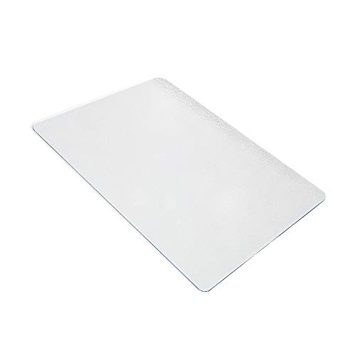 Floortex FRDOGAB11134EV anti-mikrobielle Schutzmatte für die Haustierhaltung, 115 x 134 cm, aus phthalatfreiem Vinyl, matt-transparent, rechteckig, mit Ankernoppen für Teppichböden