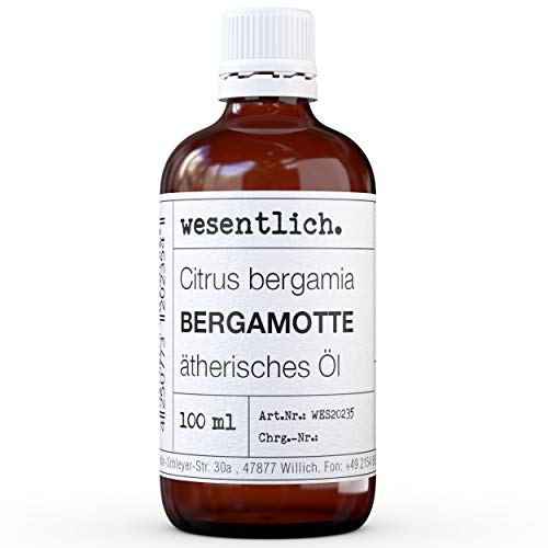 Bergamotte ätherisches Öl 100ml von wesentlich. - 100% naturrein aus der Glasflasche