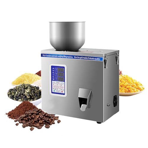 Granulatfüllmaschine, multifunktionale automatische Füll- und Verpackungsmaschine, 3–50 g Partikelwaage, geeignet für Reis, Kaffeebohnen, Melonenkerne,10-100g
