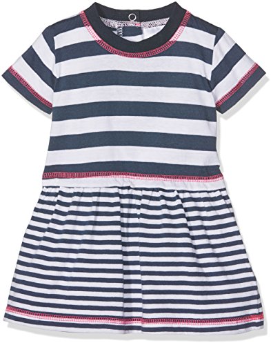 Twins Baby-Mädchen Kleid, Mehrfarbig (navy-(blau/weiß 3200), 98