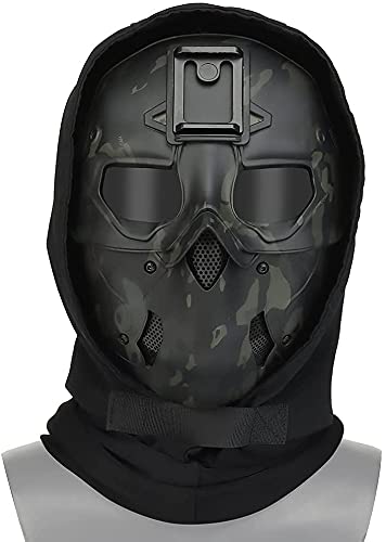 NC Airsoft Maske Taktische Militär CS Schützende Paintball Dual Mode Haube Maske Einstellbar Für Paintball Schießen Cosplay Kostüm Party