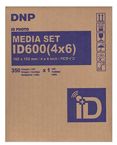 DNP ID600 4x6 Papier + Ribbon für 350 Fototessere oder Drucker 10x15