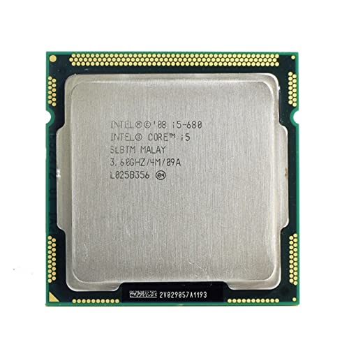 MovoLs Desktop-CPU-Prozessor kompatibel mit I5 680 SLBTM LGA1156 3,60 GHz 4 MB 2,5 GT/s Verbessern Sie die Laufgeschwindigkeit des Compute