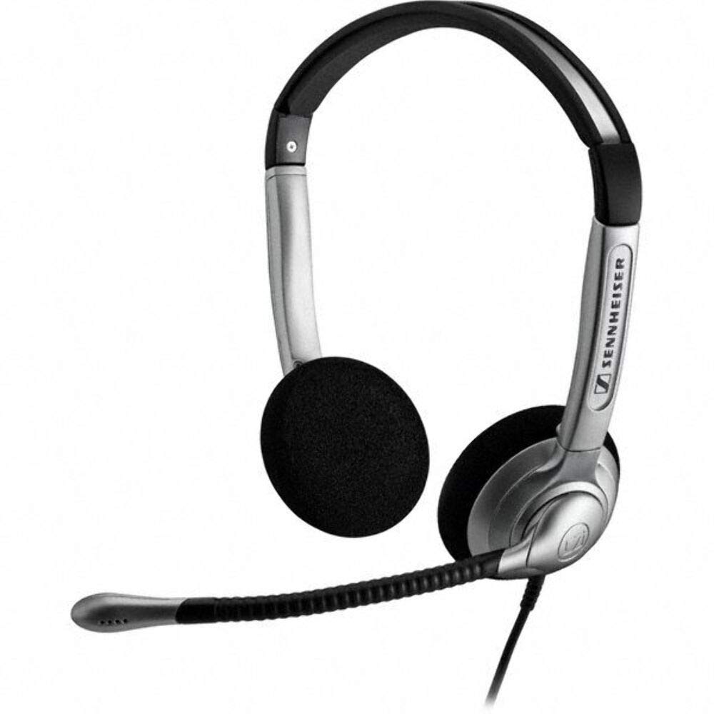 Sennheiser SH 350 beidseitiges Headset Large Ear Caps Noise Cancelling Mikrofon