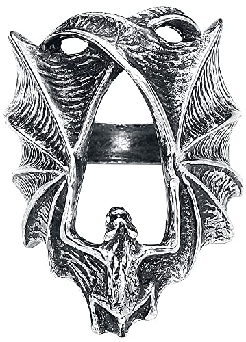 Alchemy Gothic Stealth Unisex Ring silberfarben L Hartzinn Breite: 12 mm Gothic, Rockwear
