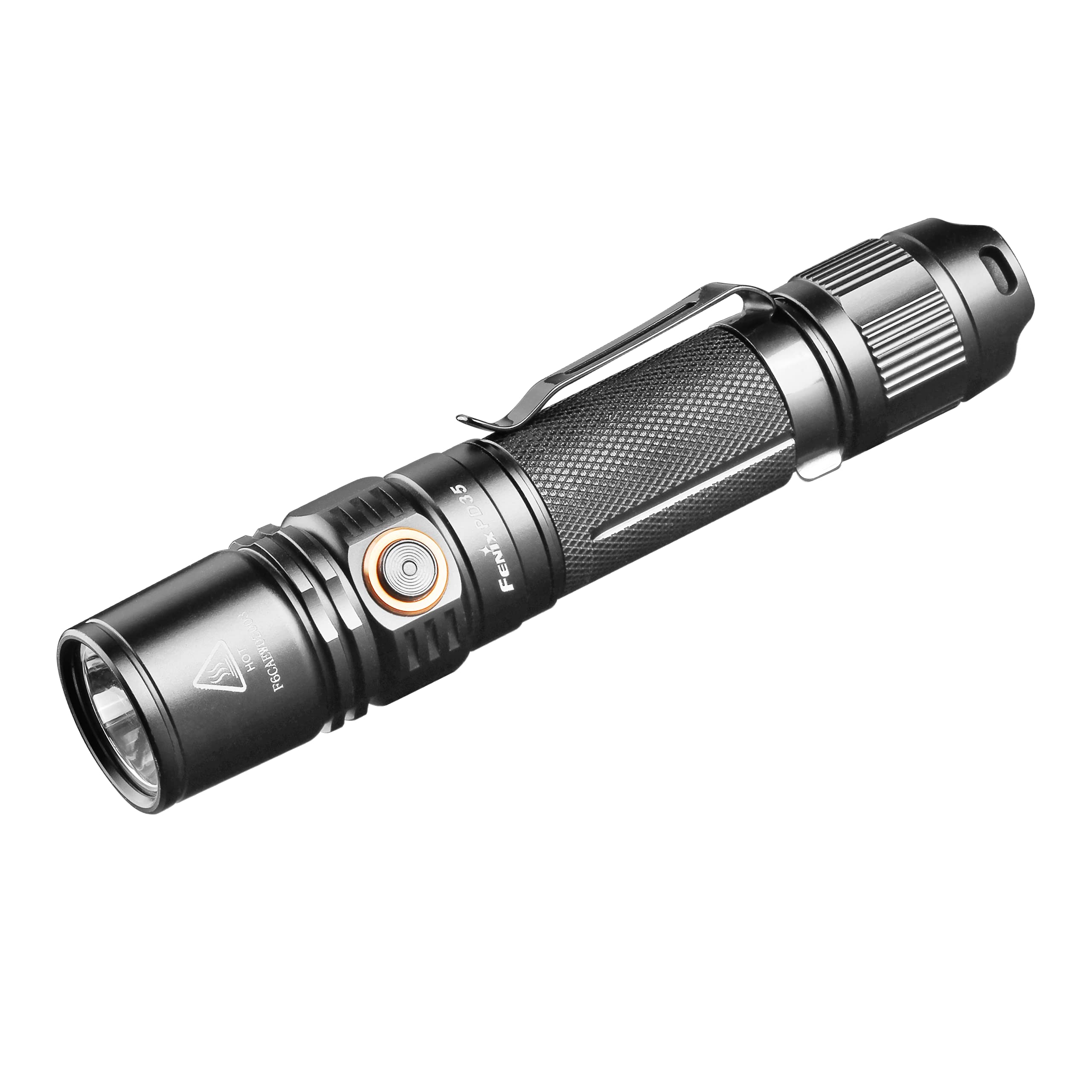 Fenix PD35 V3.0 LED Taschenlampe IP68 (wasserdicht), mit Guertelclip, mit Handschlaufe, verstellbar