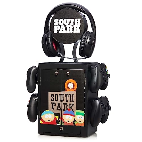 Numskull Offizieller South Park Gaming Locker Controller Halter & Headset Ständer für PS5, Xbox Series X|S und Nintendo Switch