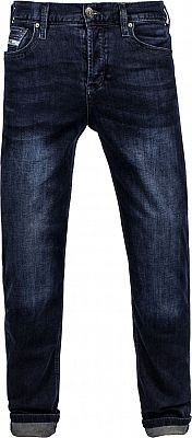 John Doe Original XTM - Dark Blue | Motorradhose mit Kevlar | Einsetzbare Protektoren | Atmungsaktiv | Motorrad Jeans | Denim Jeans mit Stretch