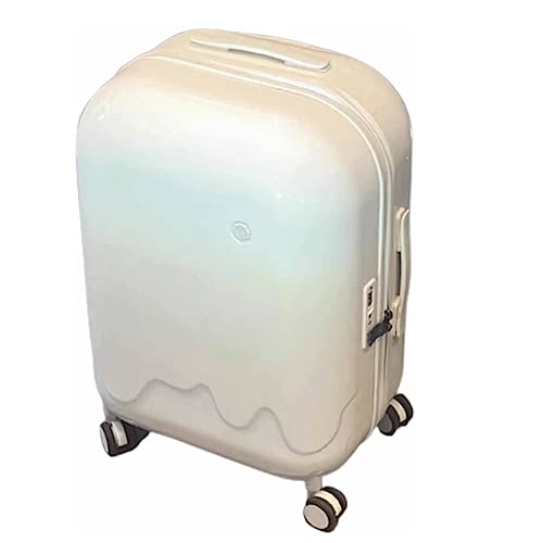 POCHY praktisch Koffer Koffer mit Rollen Handgepäck USB-Aufladung mit Getränkehaltern Sicherer Koffer mit TSA-Zahlenschloss leicht zu bewegen