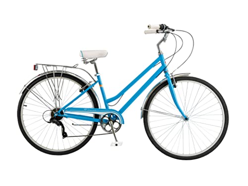 Schwinn Unisex-Adult Wayfarer Hybrid Bike, Sky Blue, 16-Inch Frame