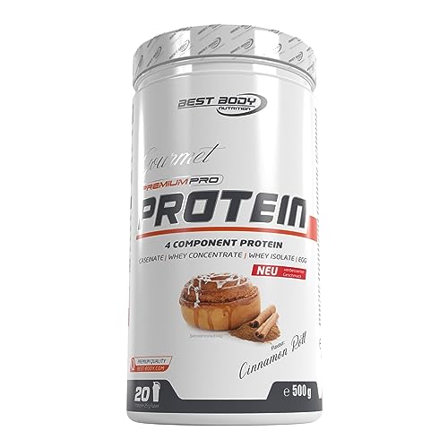 Best Body Nutrition Gourmet Premium Pro Protein Cinnamon Roll Dose, 500 g