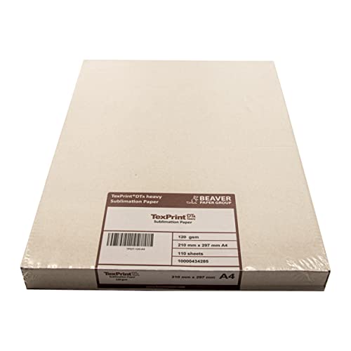 Sublimationspapier Transferfolie Plotterfolie TexPrint-R 110 Stück A4 Sublimation