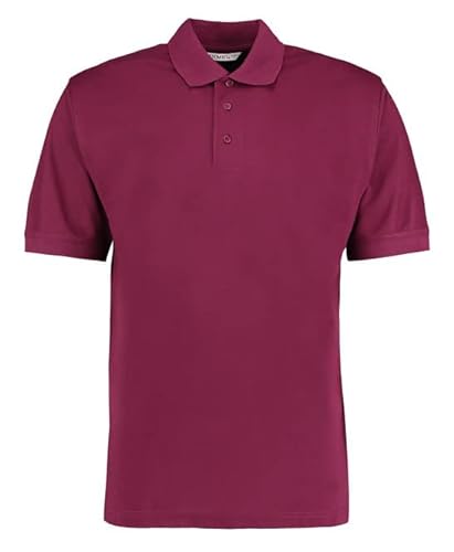 Kustom Kit Herren Klassisches Superwash Poloshirt [KK403] Gr. 3XL, burgunderfarben