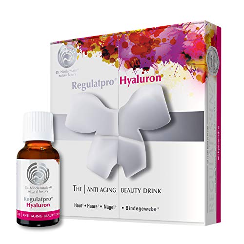 Dr. Niedermaier Regulatpro Hyaluron I Beauty Drink mit Hyaluronsäure, Vitamin C, Vitamin D, Biotin, Zink und Kupfer I Anti-Aging I Hyaluron zum Trinken I 7x 20ml