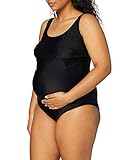 Anita Maternity Damen Badeanzug 9571 Schwangerschafts-Einteiler, Gr. 44 (G), Schwarz (schwarz 001)