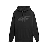 4F - 4F Logo Sweatshirt Hoodie - Hoodie Gr XL schwarz