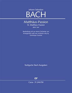 Matthäus Passion BWV 244