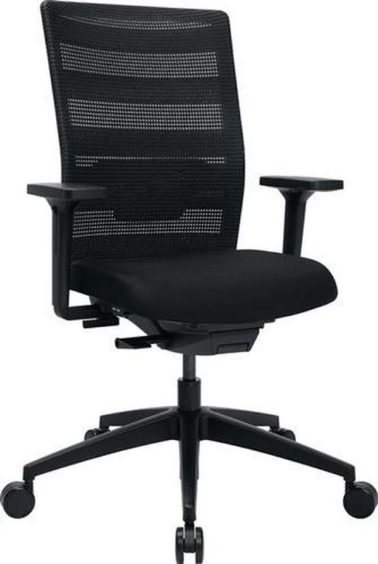 Topstar Bürodrehstuhl (mit Synchrontechnik / schwarz/schwarz 420-540 mm) - PA20OMP0CX0