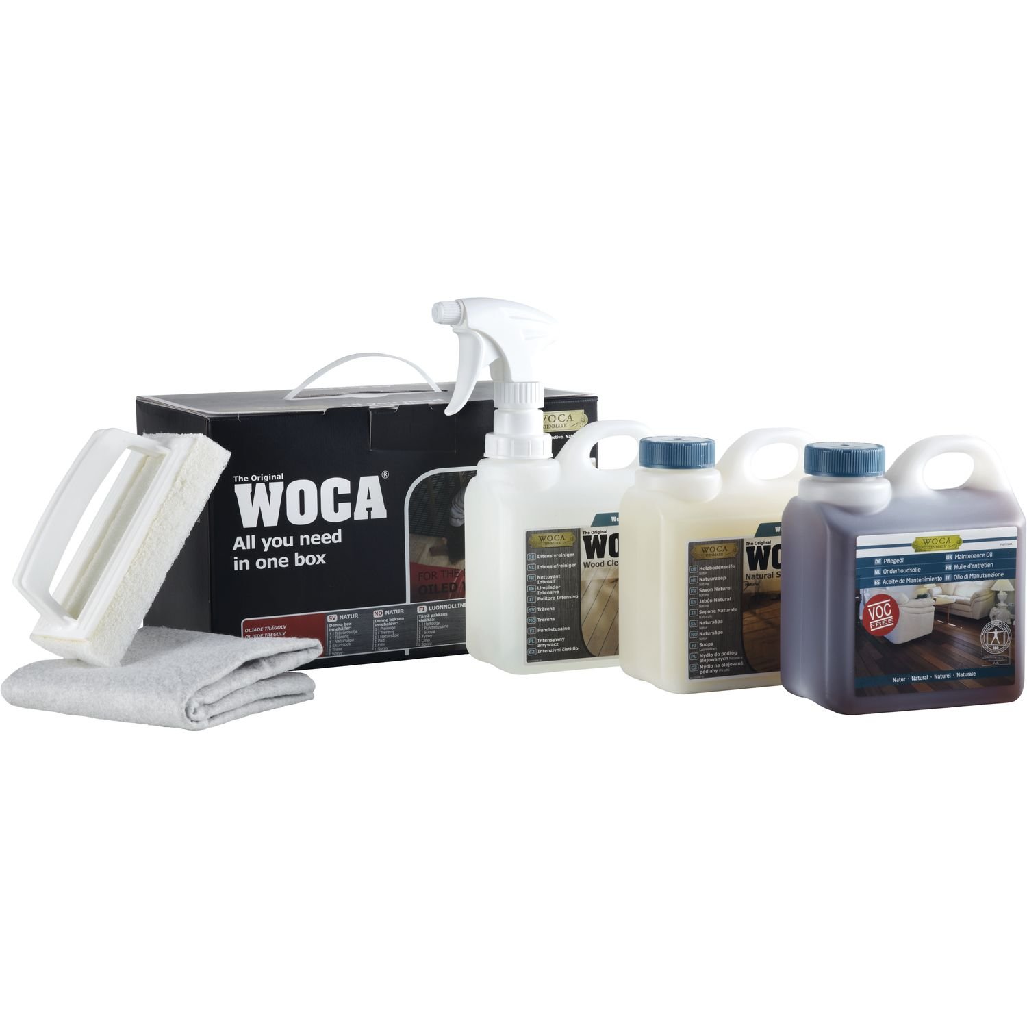 WOCA Pflegebox mit Pflegeöl, weiß, 699962-W