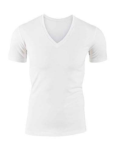 Calida Herren T-Shirt Evolution Unterhemd, Weiß (Weiss 001), Medium (Herstellergröße: M = 50)