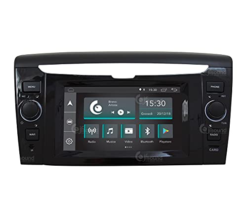 Personalisiertes Autoradio für Lancia Ypsilon serienmäßig ohne Front-USB Android GPS Bluetooth WiFi USB DAB+ Touchscreen 7" 4core Carplay AndroidAuto